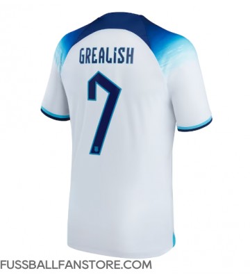England Jack Grealish #7 Replik Heimtrikot WM 2022 Kurzarm